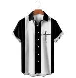 Prayer Cross Basic Short Sleeve Shirt